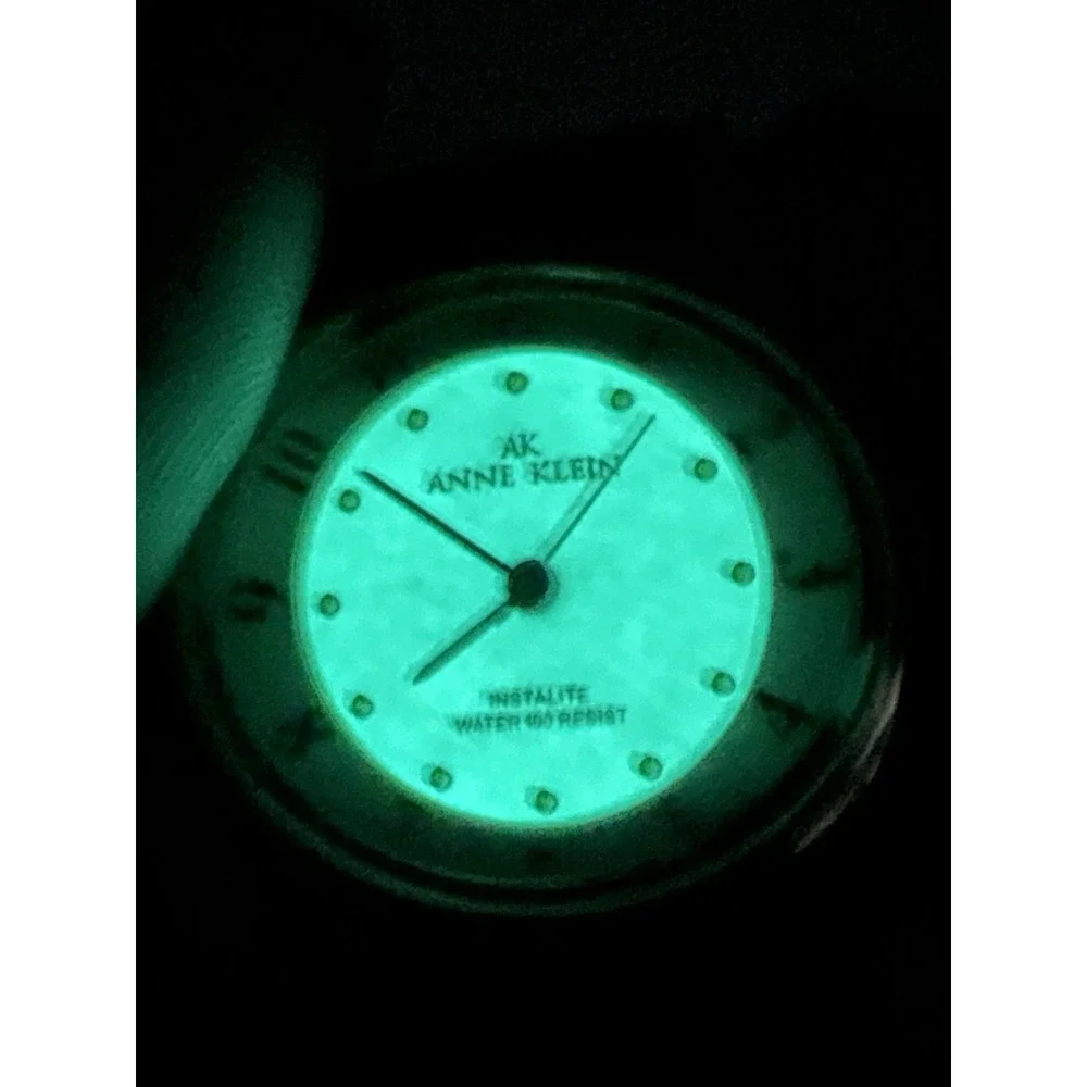 Anne Klein Instalite 10/7160A New Battery Ladies MOP Watch‎ 30MM 6.5